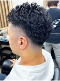20代30代40代メンズフェードカットスパイラルパーマツーブロ