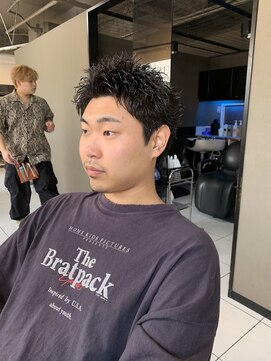 アイズ 海老名(AIZU) スパイキーショートツイストパーマザクザクショート無造作パーマ