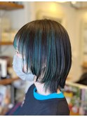 ハイライト×ショートレイヤーボブ