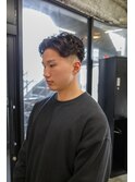 波巻きハイライトアップバングツーブロックマッシュ