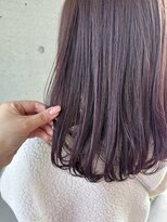 アチーブ ヘア デザイン(achieve hair design)&nbsp;ピンクラベンダーゆるふわニュアンスカラー艶カラー透明感