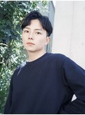 爽やかシークレットパーマサイドパート