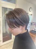 テトラ バイ ネオリーブ 横浜西口店(tetra by neolive)&nbsp;横浜★センターパートミルクティーアッシュ