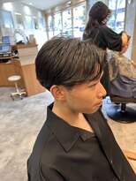 ヒート トウキョウ 目黒店(HEAT TOKYO)&nbsp;ニュアンスパーマ　刈り上げ　センターパート