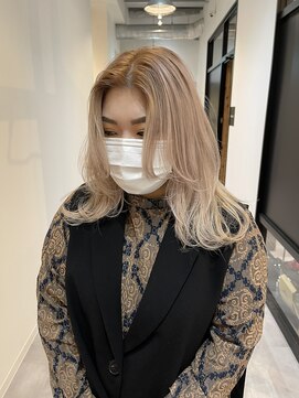 いろあそび 八王子 ベージュルーツカラー