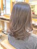 【シンプルセットメニュー】カット＋カラー＋髪質改善Tr＋ミニスパ（５分）