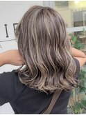 栃木ミルクティーベージュピンクベージュカラーブリーチカラー