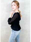 20代30代40代ナチュラルモテ髪ヘア小顔ミディアムレイヤー