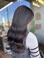 ディスコヘアー ベッロ(DISCO HAIR bello)&nbsp;ツヤ感たっぷり暗髪スタイル