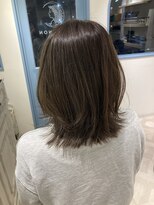 シェノン 赤羽店(CHAINON)&nbsp;春のグレージュカラー似合わせミディアムレイヤー赤羽美容院