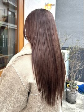 ヲタク(wotaku.) キャラメルブラウン透明感カラーラベンダーグレージュブリーチ