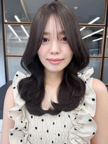 ソア 渋谷(soar)&nbsp;10代20代30代大人可愛い韓国風シースルーバング透明感ブルージュ