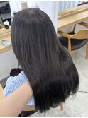 ダークラベンダーグレー/艶髪/美髪/透明感/暗髪/モテ髪/YU260