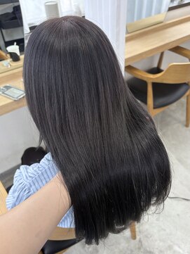 リュンヌ(Lune) ダークラベンダーグレー/艶髪/美髪/透明感/暗髪/モテ髪/YU260