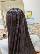 ヘアーサロン ウィッシュ(hair salon Wish)&nbsp;紫×赤×ハイライト