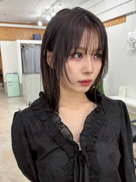 ベイルーム(BAYROOM by HONEY omotesando) ハッシュカット/ミディアムレイヤーカット/チャコールグレー1