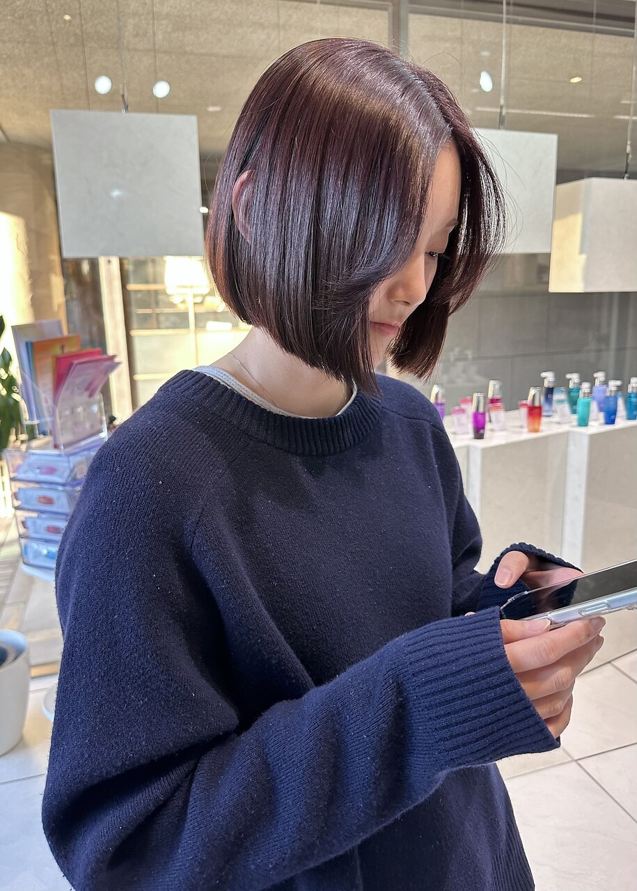 【小田指名限定】カット＋透明感ワンカラー＋ケアトリートメント\14300