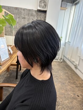 サイ(sai) 【江幡担当】襟足長めの方必見！ショートウルフ