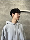 ラフパーママッシュツーブロックニュアンスパーマシャドウパーマ