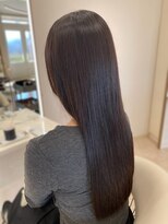 エフヘア レヴェリー(Fhair reverie) 艶ロング トーンダウン グレージュカラー