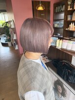 グート ヘアーメイク(gut HAIR MAKE)&nbsp;ラベンダーカラー1週間後の色落ち！
