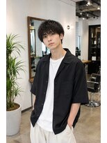 MEN's Baguz MEN'Sカット/ MEN'Sパーマ/ MEN'Sカラー 韓国風ニュアンスウェーブマッシュ