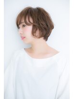 モッズヘア 上尾西口店(mod's hair)&nbsp;大人可愛いくせ毛ショート抜け感ヘアグラボブY上尾30代40代50代