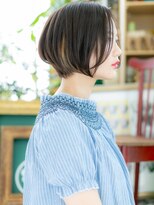 カバーヘア ブリス 上尾西口店(COVER HAIR bliss)&nbsp;■ラインカラーひし形シルエットミニボブ51-7★上尾20代30代40代