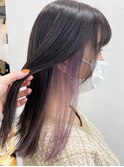 インナーカラー/くびれヘア/ビタミンカラー/メルティーカラー