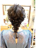 あみおろしロングアレンジ【ヘアセット/立川南/立川/国分寺】