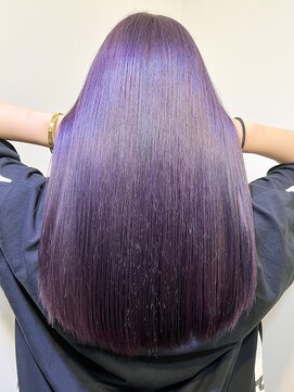 リリー シンジュク(Lilly) 【Lilly新宿】#髪質改善#ダブルカラー#パープル#艶髪#韓国