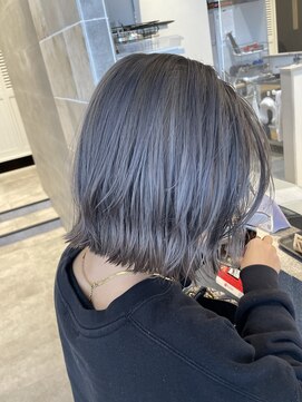 ヴィアンカ 倉敷中央通り店(Vianca) ダブルカラー×プラチナグレー