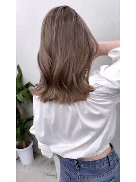 ジルブラン(JIL BLAN) ハイライトバレイヤージュダブルカラー20代30代40代グレージュ