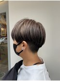 #顔型別ヘアスタイル特集#インナーグレージュ#ウルフ