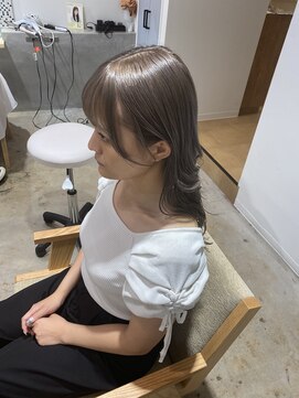 コレット 宇都宮(collet Gigi) 前髪/ピンクベージュ/インナーグレージュ/グレージュ