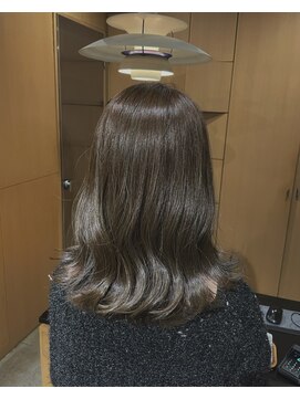 オーガニック ライフ 若葉 鶴ヶ島(organic+life) グレーベージュカラーダークアッシュベージュくすみカラー黒髪