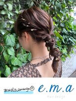 エマヘアデザイン(e.m.a Hair design)&nbsp;網おろしアレンジ