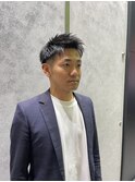 【ビジネスマンヘア】アップバングショート
