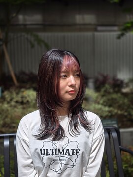 ラファンジュ ヘアー(Rohange hair) インナーカラー/イヤリングカラー/顔周り