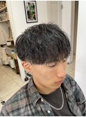 パーマ残しカット