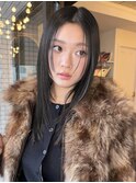 ツヤ髪ミディアム
