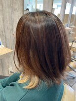 エヌアンドエー せんげん台店(N&A)&nbsp;透明感×ナチュラルミディボブ　レイヤーカット