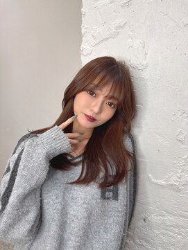 ブレンド 渋谷(BLend) 韓国前髪グレージュ