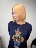 【ハイトーンカラー】抜きっぱなしブロンド