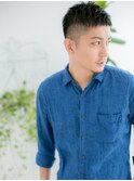 【浅草美容院HANARE】黒髪☆ツーブロック刈り上げショートc