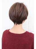 30代40代シルエットが綺麗 ショートボブ