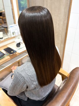 プラグ バイ ネオリーブ(plug by neolive) 暗めカラー×髪質改善[髪質改善/縮毛矯正/韓国]A