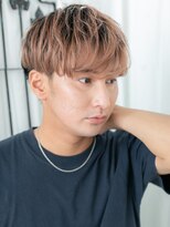 モッズヘア メン 仙台愛子駅前店(mod's hair men)&nbsp;20代30代ハイトーンカラーニュアンスパーマ韓国ヘアa仙台愛子