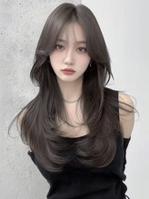 【ロングヘア/ロングカット】の方にオススメの韓国レイヤーカットのご紹介♪[髪質改善/レイヤー/渋谷］