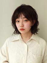 ノラ ギンザ(NORA GINZA) ウルフボブレイヤーウルフショートハッシュカットボブパーマ